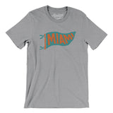Miami Pennant Men/Unisex T-Shirt-Allegiant Goods Co. Vintage Sports Apparel