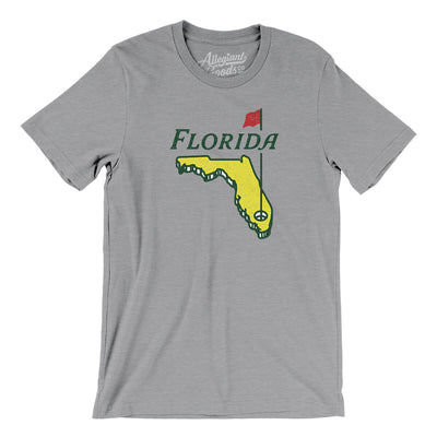 Florida Golf Men/Unisex T-Shirt-Athletic Heather-Allegiant Goods Co. Vintage Sports Apparel