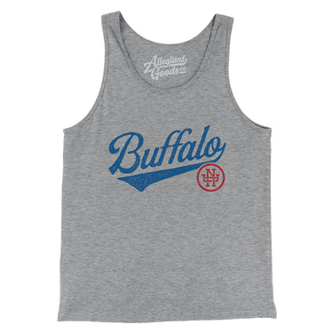 Buffalo Vintage Script Men/Unisex Tank Top-Allegiant Goods Co. Vintage Sports Apparel