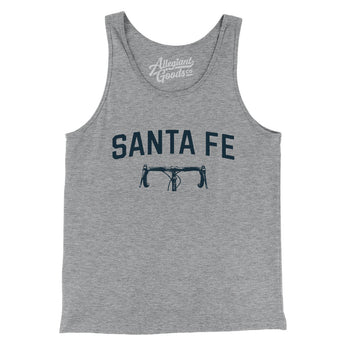 Santa Fe Cycling Men/Unisex Tank Top-Athletic Heather-Allegiant Goods Co. Vintage Sports Apparel