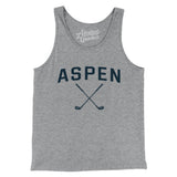 Aspen Golf Men/Unisex Tank Top-Athletic Heather-Allegiant Goods Co. Vintage Sports Apparel