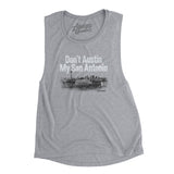 Don't Austin My San Antonio Women's Flowey Scoopneck Muscle Tank-Allegiant Goods Co. Vintage Sports Apparel