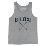 Biloxi Golf Men/Unisex Tank Top-Athletic Heather-Allegiant Goods Co. Vintage Sports Apparel