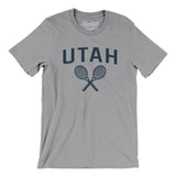 Utah Tennis Men/Unisex T-Shirt-Athletic Heather-Allegiant Goods Co. Vintage Sports Apparel