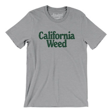 California Weed Men/Unisex T-Shirt-Athletic Heather-Allegiant Goods Co. Vintage Sports Apparel
