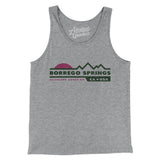Borrego Springs Mountain Sunset Men/Unisex Tank Top-Athletic Heather-Allegiant Goods Co. Vintage Sports Apparel