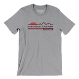 Red Rock Canyon Sunset Men/Unisex T-Shirt-Athletic Heather-Allegiant Goods Co. Vintage Sports Apparel