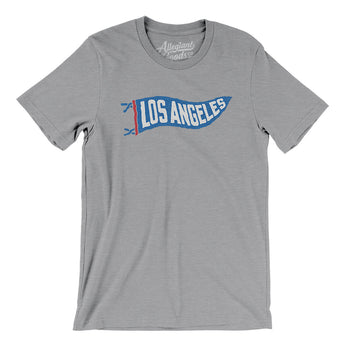 Los Angeles Pennant Men/Unisex T-Shirt-Allegiant Goods Co. Vintage Sports Apparel