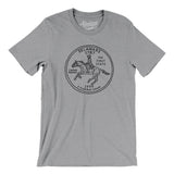Delaware State Quarter Men/Unisex T-Shirt-Allegiant Goods Co. Vintage Sports Apparel