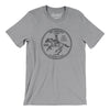 Delaware State Quarter Men/Unisex T-Shirt-Athletic Heather-Allegiant Goods Co. Vintage Sports Apparel