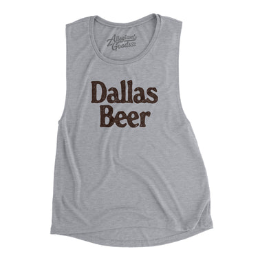 Dallas Beer Women's Flowey Scoopneck Muscle Tank-Allegiant Goods Co. Vintage Sports Apparel