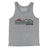 Alamogordo Mountain Sunset Men/Unisex Tank Top-Athletic Heather-Allegiant Goods Co. Vintage Sports Apparel