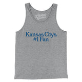 Kansas City's Number 1 Fan Men/Unisex Tank Top-Athletic Heather-Allegiant Goods Co. Vintage Sports Apparel