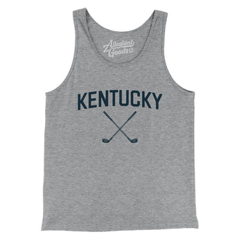 Kentucky Golf Men/Unisex Tank Top-Athletic Heather-Allegiant Goods Co. Vintage Sports Apparel