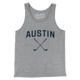 Austin Golf Men/Unisex Tank Top-Athletic Heather-Allegiant Goods Co. Vintage Sports Apparel