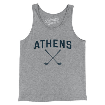 Athens Golf Men/Unisex Tank Top-Athletic Heather-Allegiant Goods Co. Vintage Sports Apparel