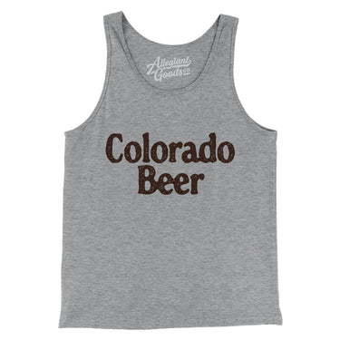 Colorado Beer Men/Unisex Tank Top-Athletic Heather-Allegiant Goods Co. Vintage Sports Apparel