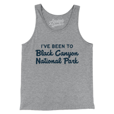 I've Been To Black Canyon National Park Men/Unisex Tank Top-Allegiant Goods Co. Vintage Sports Apparel