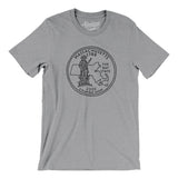 Massachusetts State Quarter Men/Unisex T-Shirt-Allegiant Goods Co. Vintage Sports Apparel