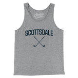 Scottsdale Golf Men/Unisex Tank Top-Athletic Heather-Allegiant Goods Co. Vintage Sports Apparel
