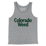 Colorado Weed Men/Unisex Tank Top-Athletic Heather-Allegiant Goods Co. Vintage Sports Apparel