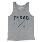 Texas Golf Men/Unisex Tank Top-Athletic Heather-Allegiant Goods Co. Vintage Sports Apparel