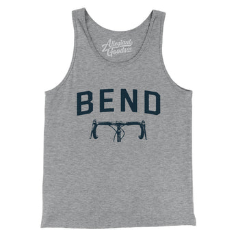 Bend Cycling Men/Unisex Tank Top-Athletic Heather-Allegiant Goods Co. Vintage Sports Apparel
