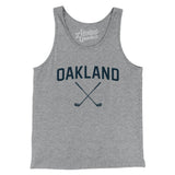 Oakland Golf Men/Unisex Tank Top-Athletic Heather-Allegiant Goods Co. Vintage Sports Apparel