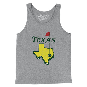 Texas Golf Men/Unisex Tank Top-Allegiant Goods Co. Vintage Sports Apparel
