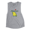 Missouri Golf Women's Flowey Scoopneck Muscle Tank-Athletic Heather-Allegiant Goods Co. Vintage Sports Apparel