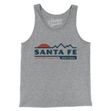 Santa Fe Mountain Sunset Men/Unisex Tank Top-Athletic Heather-Allegiant Goods Co. Vintage Sports Apparel