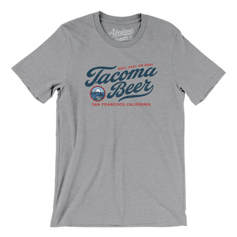Tacoma Beer Men/Unisex T-Shirt-Athletic Heather-Allegiant Goods Co. Vintage Sports Apparel