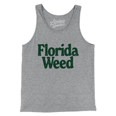 Florida Weed Men/Unisex Tank Top-Allegiant Goods Co. Vintage Sports Apparel