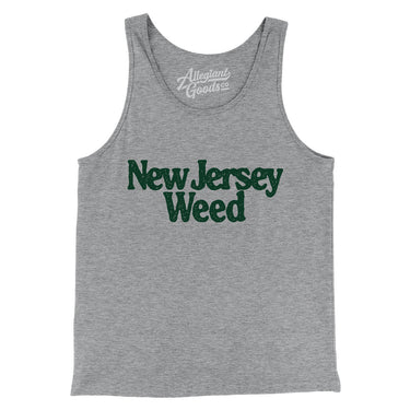 New Jersey Weed Men/Unisex Tank Top-Allegiant Goods Co. Vintage Sports Apparel