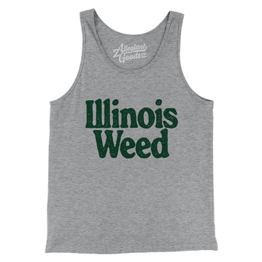 Illinois Weed Men/Unisex Tank Top-Allegiant Goods Co. Vintage Sports Apparel
