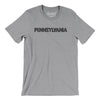 Pennsylvania Military Stencil Men/Unisex T-Shirt-Athletic Heather-Allegiant Goods Co. Vintage Sports Apparel