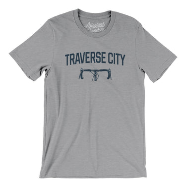 Traverse City Cycling in Athletic Heather Color