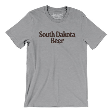 South Dakota Beer Men/Unisex T-Shirt-Athletic Heather-Allegiant Goods Co. Vintage Sports Apparel