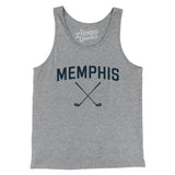 Memphis Golf Men/Unisex Tank Top-Athletic Heather-Allegiant Goods Co. Vintage Sports Apparel