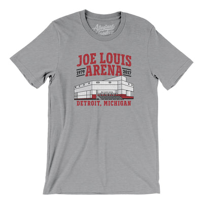 Joe Louis Arena Men/Unisex T-Shirt-Athletic Heather-Allegiant Goods Co. Vintage Sports Apparel