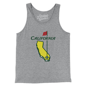 California Golf Men/Unisex Tank Top-Allegiant Goods Co. Vintage Sports Apparel