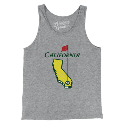 California Golf Men/Unisex Tank Top-Athletic Heather-Allegiant Goods Co. Vintage Sports Apparel