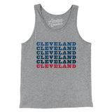 Cleveland Repeat Men/Unisex Tank Top-Athletic Heather-Allegiant Goods Co. Vintage Sports Apparel