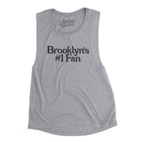 Brooklyn's Number 1 Fan Women's Flowey Scoopneck Muscle Tank-Allegiant Goods Co. Vintage Sports Apparel