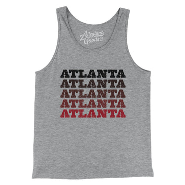 Atlanta Repeat Men/Unisex Tank Top-Allegiant Goods Co. Vintage Sports Apparel