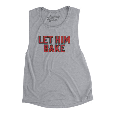Let Him Bake Women's Flowey Scoopneck Muscle Tank-Allegiant Goods Co. Vintage Sports Apparel