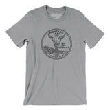 Montana State Quarter Men/Unisex T-Shirt-Allegiant Goods Co. Vintage Sports Apparel