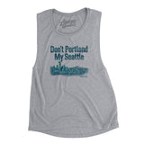 Don't Portland My Seattle Women's Flowey Scoopneck Muscle Tank-Allegiant Goods Co. Vintage Sports Apparel
