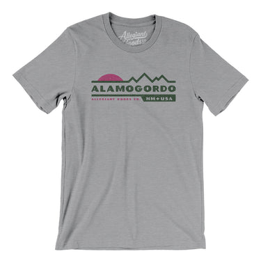 Alamogordo Mountain Sunset Men/Unisex T-Shirt-Athletic Heather-Allegiant Goods Co. Vintage Sports Apparel