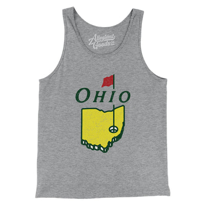Ohio Golf Men/Unisex Tank Top-Athletic Heather-Allegiant Goods Co. Vintage Sports Apparel